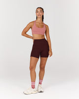MOTION 360 POCKET SHORTS 6" - RAISIN