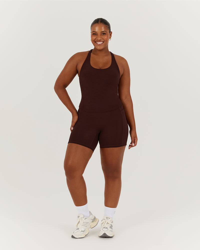 MOTION 360 POCKET SHORTS 6" - RUM