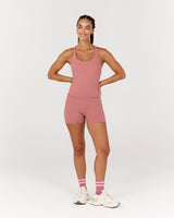 MOTION 360 RACER BACK TOP - DUSTY ROSE