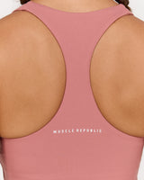 MOTION 360 RACER BACK TOP - DUSTY ROSE