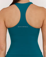 MOTION 360 RACER BACK TOP - DYNAMIC TEAL