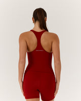 MOTION 360 RACER BACK TOP - SCARLET