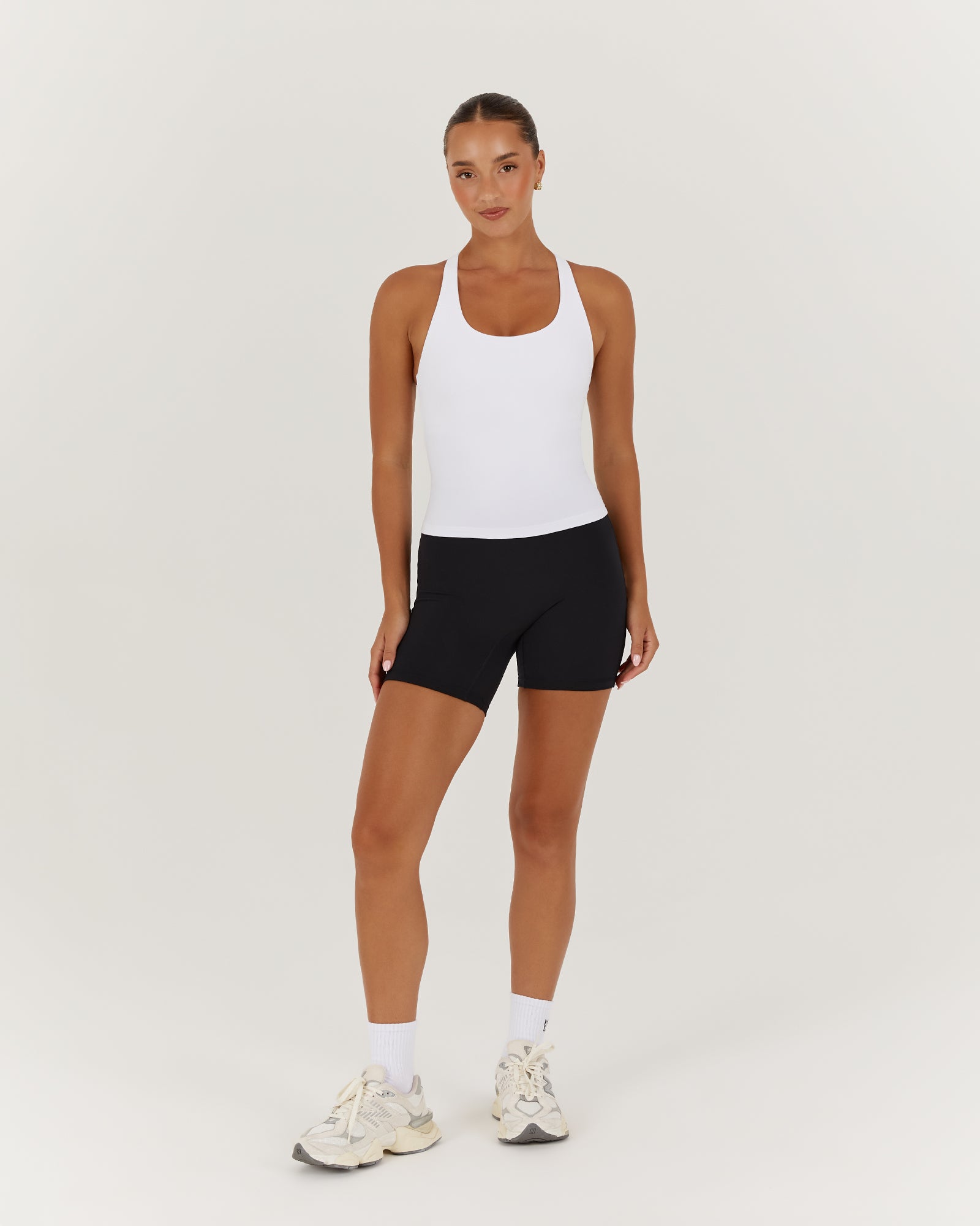 MOTION 360 RACER BACK TOP - WHITE – MUSCLE REPUBLIC