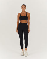 MOTION 360 SCRUNCH LEGGINGS 24" - BLACK