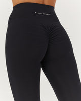 MOTION 360 SCRUNCH LEGGINGS 24" - BLACK