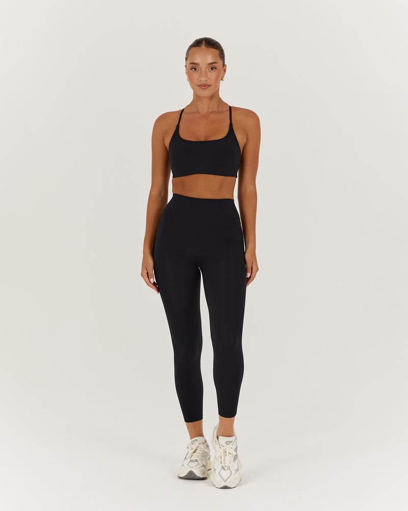 MOTION 360 SCRUNCH LEGGINGS 24" - BLACK