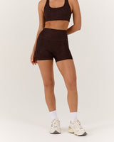 MOTION 360 SHORTS 4" - JAVA LEOPARD