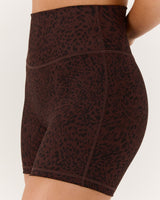 MOTION 360 SHORTS 4" - JAVA LEOPARD