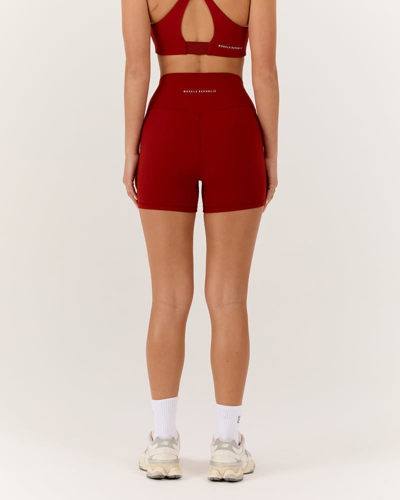 MOTION 360 SHORTS 4" - SCARLET