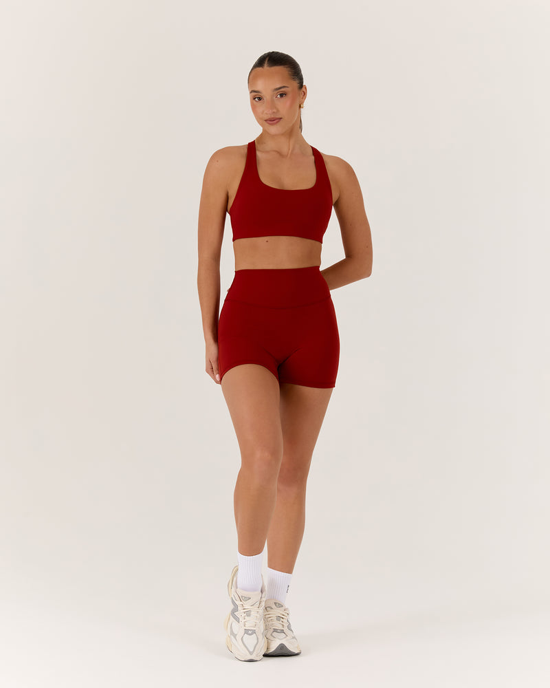 MOTION 360 SHORTS 4" - SCARLET