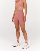 MOTION 360 SHORTS 6" - DUSTY ROSE