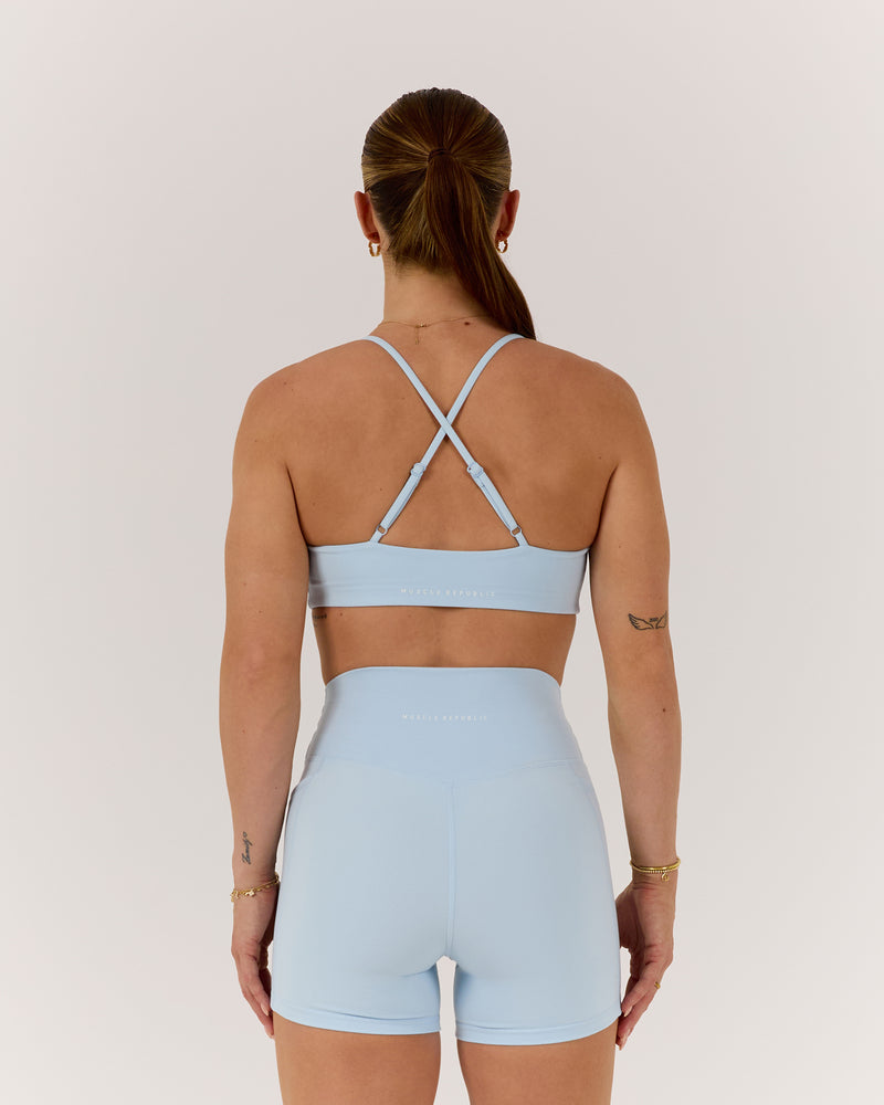 MOTION 360 THIN STRAP BRA - ICE BLUE