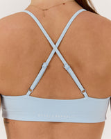 MOTION 360 THIN STRAP BRA - ICE BLUE