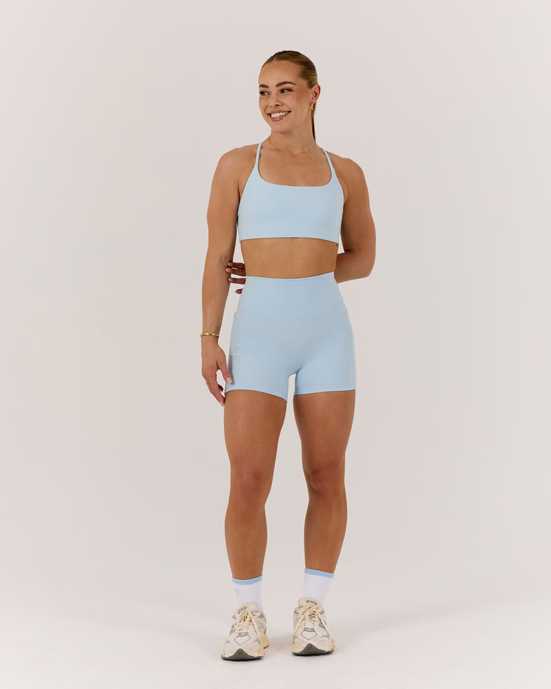 MOTION 360 THIN STRAP BRA - ICE BLUE