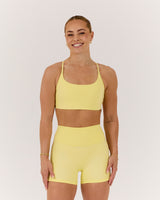 MOTION 360 THIN STRAP BRA - LEMON