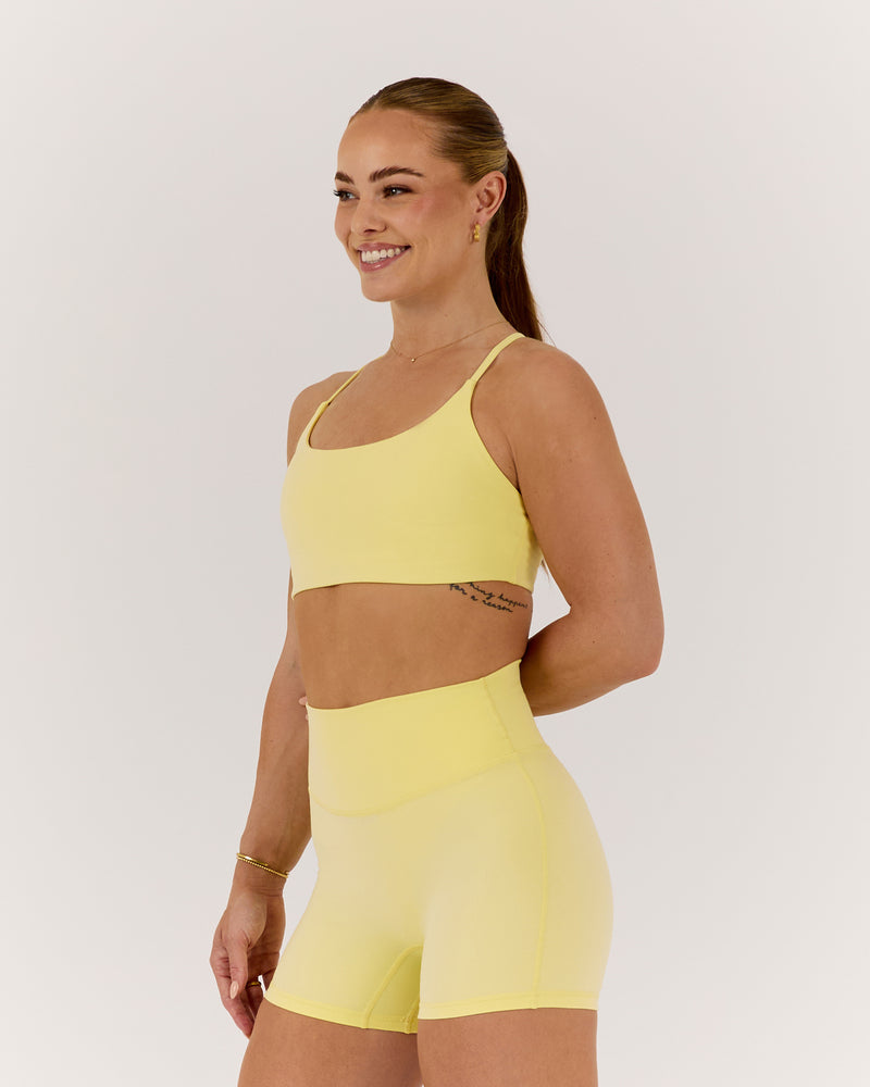MOTION 360 THIN STRAP BRA - LEMON