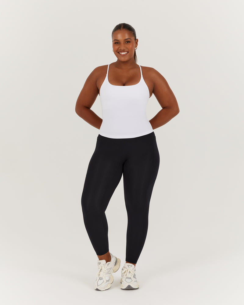 MOTION 360 THIN STRAP TOP - WHITE