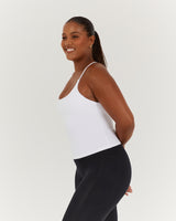 MOTION 360 THIN STRAP TOP - WHITE