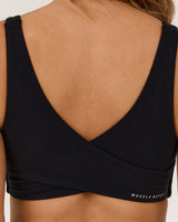 MOTION 360 WRAP BACK BRA - BLACK