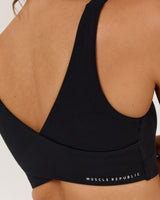 MOTION 360 WRAP BACK BRA - BLACK