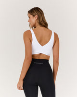 MOTION 360 WRAP BACK BRA - WHITE