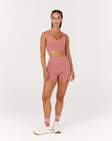 MOTION 360 WRAP BACK BRA - DUSTY ROSE