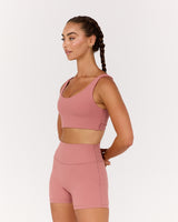 MOTION 360 WRAP BACK BRA - DUSTY ROSE