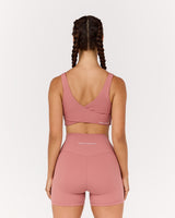 MOTION 360 WRAP BACK BRA - DUSTY ROSE