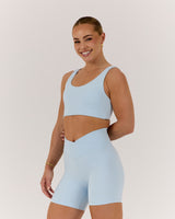MOTION 360 WRAP BACK BRA - ICE BLUE