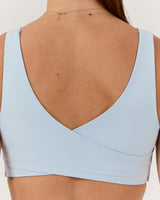 MOTION 360 WRAP BACK BRA - ICE BLUE