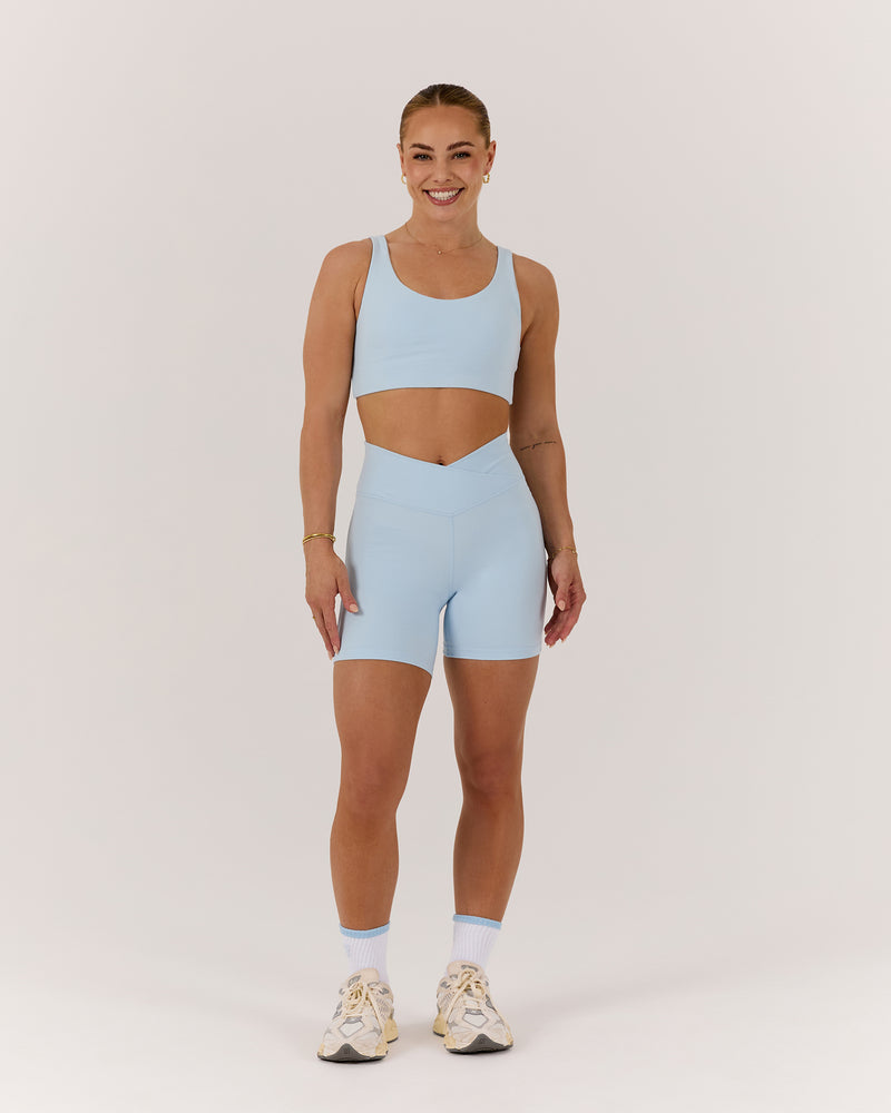 MOTION 360 WRAP BACK BRA - ICE BLUE
