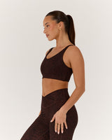 MOTION 360 WRAP BACK BRA - JAVA LEOPARD