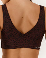 MOTION 360 WRAP BACK BRA - JAVA LEOPARD