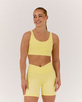 MOTION 360 WRAP BACK BRA - LEMON