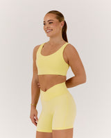 MOTION 360 WRAP BACK BRA - LEMON