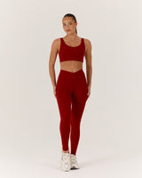 MOTION 360 WRAP BACK BRA - SCARLET