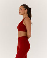 MOTION 360 WRAP BACK BRA - SCARLET