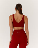 MOTION 360 WRAP BACK BRA - SCARLET