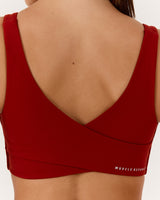 MOTION 360 WRAP BACK BRA - SCARLET