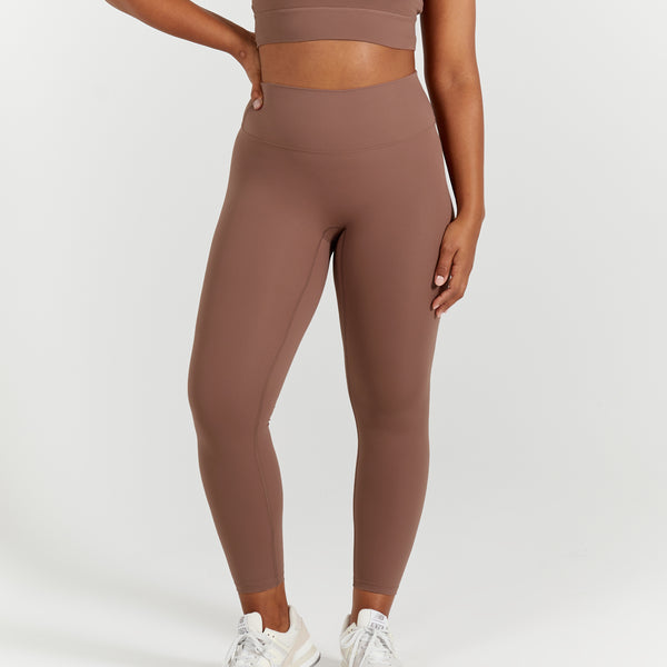 LUXE LEGGINGS 7/8 - MOCHA – MUSCLE REPUBLIC