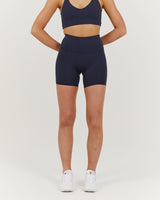 LUXE BIKER SHORTS V2 - DEEP NAVY