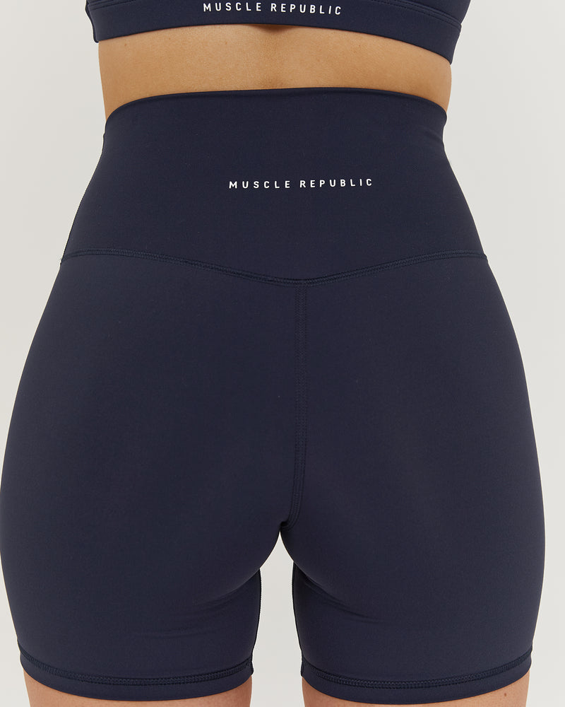 LUXE BIKER SHORTS V2 - DEEP NAVY