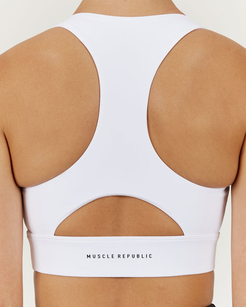 STRUCTURE III SPORTS BRA - WHITE