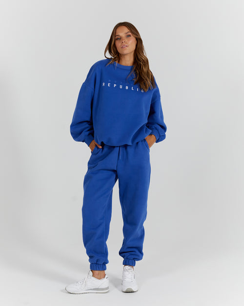 OVERSIZED TRACKIE - ROYAL BLUE