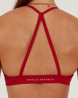 LUXE MILLY BRA - CHERRY