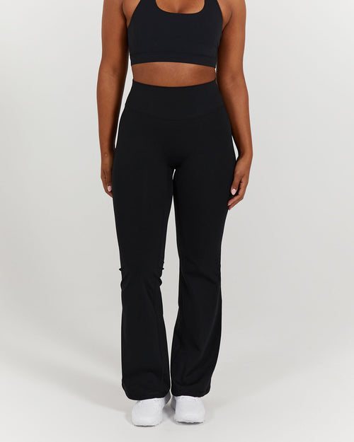 LUXE BELLA FLARES - BLACK