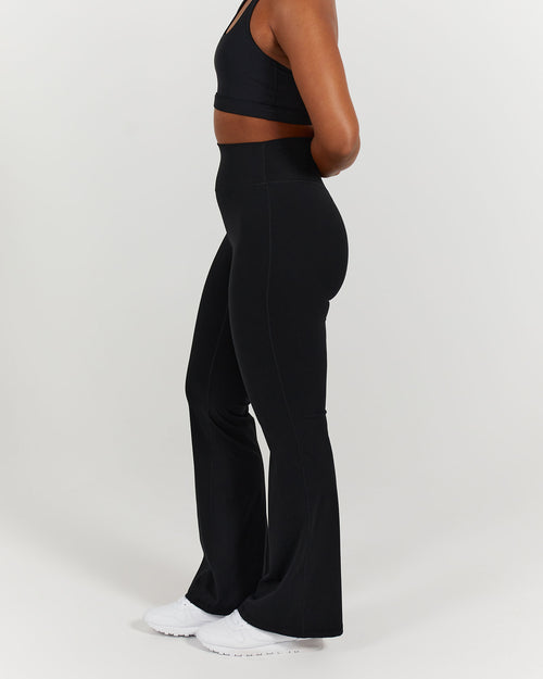 LUXE BELLA FLARES - BLACK