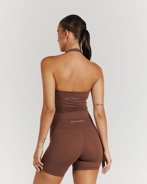 LUXE HALLY TOP - COCOA