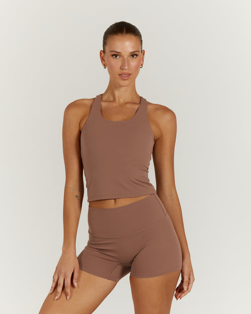 LUXE SERENA TOP - MOCHA