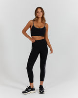 SIDELINE TROPIC BRA - BLACK